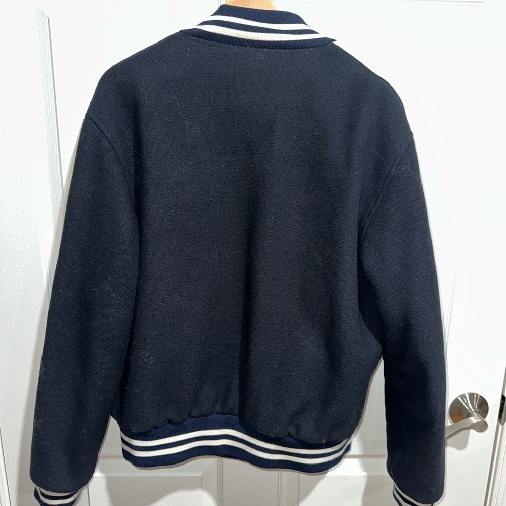 SANDRO PARIS Tiger Wool & Leather Varsity Jacket
Size XL - Unisex - Picture 8 of 9